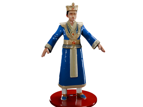 Royal Palace Collection - Young Prince Figurines Model Cetak 3D