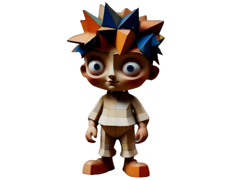 Little Adventurers Collection - Stylized Children Characters 3D-Druckmodell