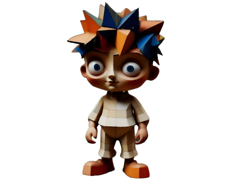 Little Adventurers Collection - Stylized Children Characters 3D Print Model