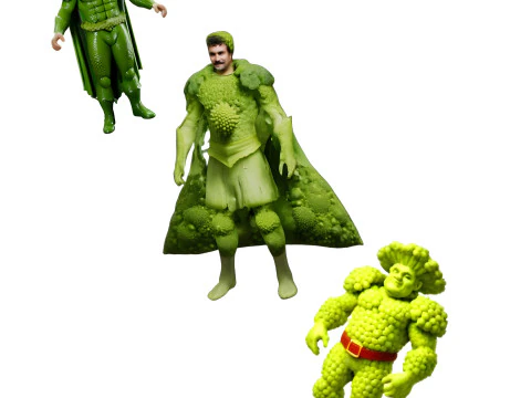 Набор фигурок Стража Брокколи 3D Принт Модель