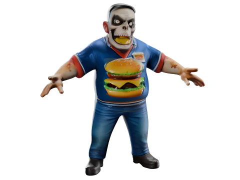 Zombie Burger Buddies 3D Print Model