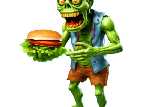 Zombie Burger Buddies 3D Print Model