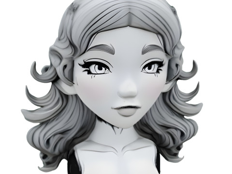 Charming Character Busts Collection 3D printmodel