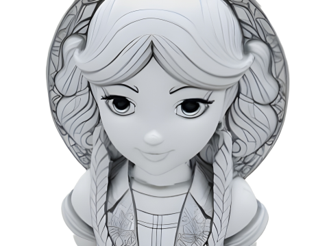 Charming Character Busts Collection 3D printmodel