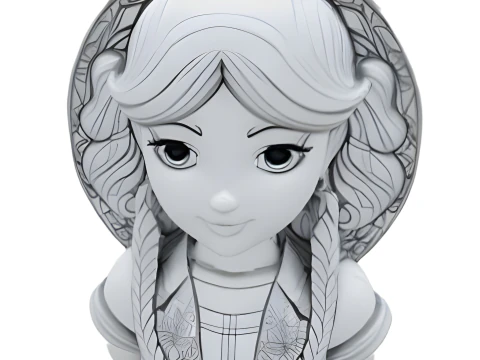 Charming Character Busts Collection 3D Print Model