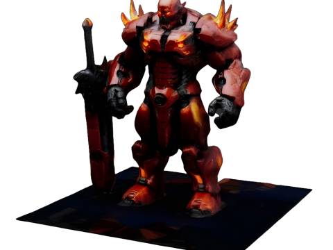 Molten Beasts Collection Model Cetak 3D