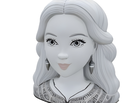 Anime Character Busts Collection - Decorative Series 3D 프린트 모델