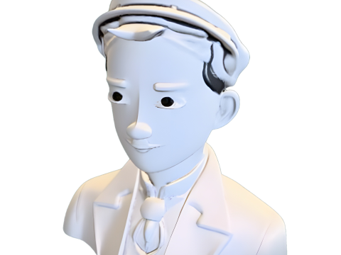 Victorian Gentleman Bust Collection Modelo de Impressão 3D