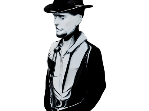 Noir Character Collection - Vintage Gentleman Busts Modelo de Impressão 3D