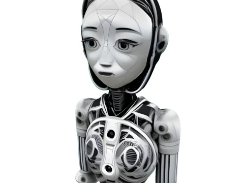 Astrodroid Girl Bust Collection 3D Print Model
