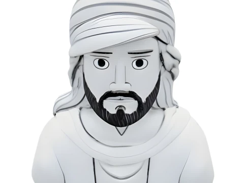 Religious Historical Figures Bust Collection 3D Print Model