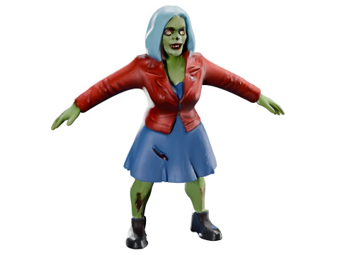 Zombie Trio Creepy Companions 3D Print Model