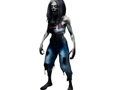 Zombie Trio Creepy Companions 3D Print Model