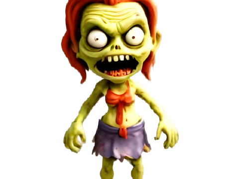 Zombie Trio Creepy Companions 3D Print Model