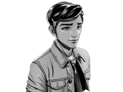 Contemporary Character Bust Collection 3D Print Model