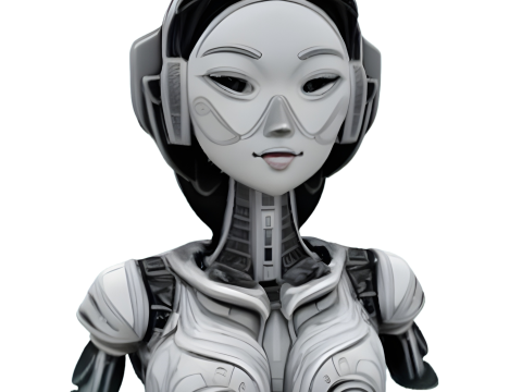 Cyberpunk Era Ladies Collection - Retro-Futuristic Character Busts 3D 프린트 모델