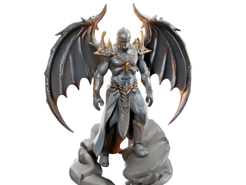 Infernal Champions Trio Model Cetak 3D