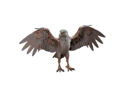 Majestic Eagle Display Model 3D Print Model