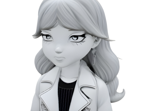 Anime Character Bust Collection Modello di stampa 3D