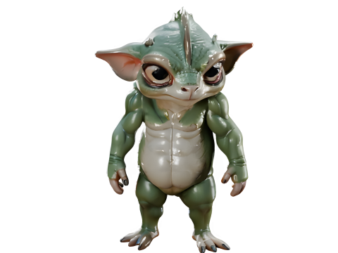 Fantasy Creature Trio - Whimsical Collectibles 3D Print Model
