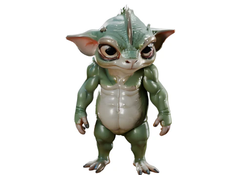 Fantasy Creature Trio - Whimsical Collectibles 3D Print Model