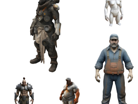 Sci-Fi and Fantasy Character Collection Modelo de impresión 3D