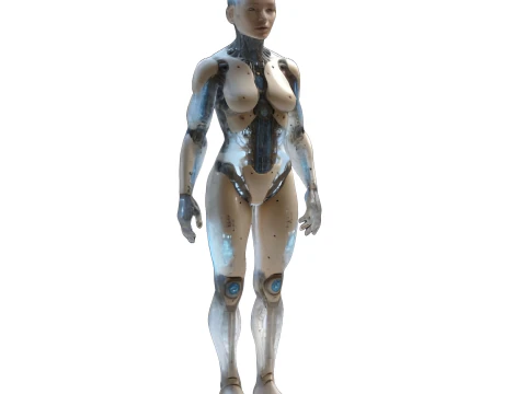 Sci-Fi Character Collection Future Warriors and Androids 3D Print Model
