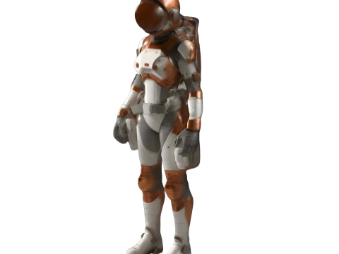 Sci-Fi Character Collection Future Warriors and Androids 3D Print Model