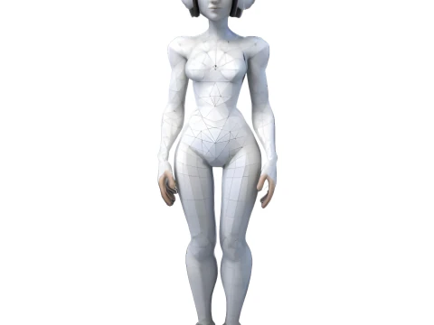 Sci-Fi Character Collection Future Warriors and Androids 3D Print Model