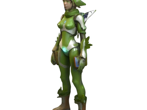 Professional Women Character Pack 3D Print Model