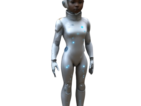 Sci-Fi Character Collection - Cyborg and Space Explorer Series 3D 프린트 모델