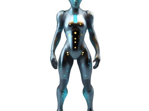 Sci-Fi Character Collection - Cyborg and Space Explorer Series 3D Print Model