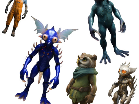 Fantasy Creature Collection - Character Series 3D Print Model