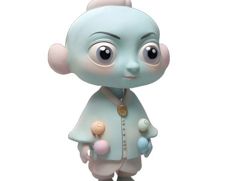 Mystical Beings Character Set 3D 프린트 모델