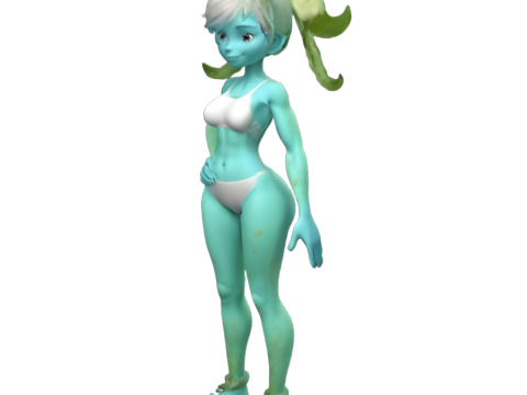 Mystical Beings Character Set 3D 프린트 모델