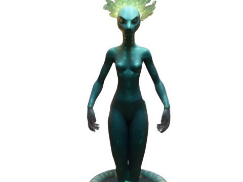 Mystical Beings Character Set 3D 프린트 모델