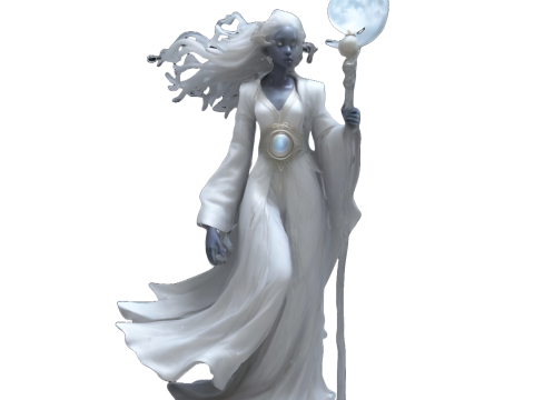 Mystical Beings Character Set 3D 프린트 모델