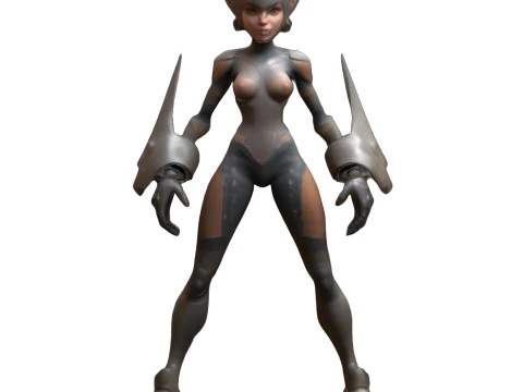 Futuristic Character Pack - Vol 1 3D Print Model