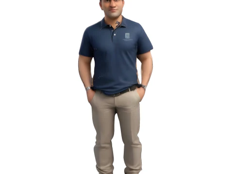 Business Casual Character Model Collection 3D Print Model