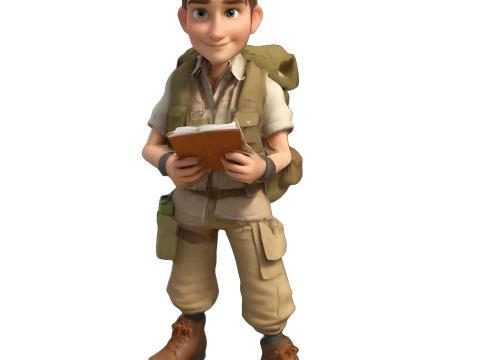 Adventure Team Character Set 3D Print Model