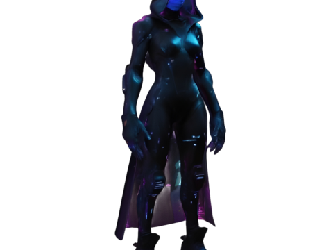 Futuristic Team Ensemble - Sci-Fi Figures Collection 3D Druckmodell