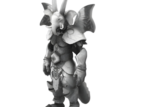 Mystical Character Figurine Set 3D Print Model