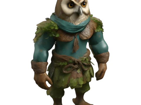 Mystical Character Figurine Set 3D Print Model