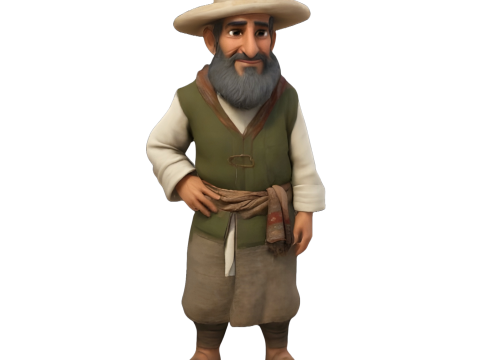 Diverse Historical Character Figurines 3Dプリントモデル