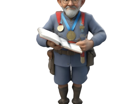 Diverse Historical Character Figurines 3Dプリントモデル