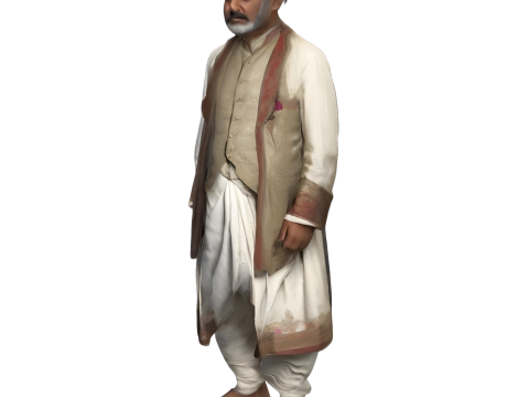 Diverse Historical Character Figurines 3Dプリントモデル