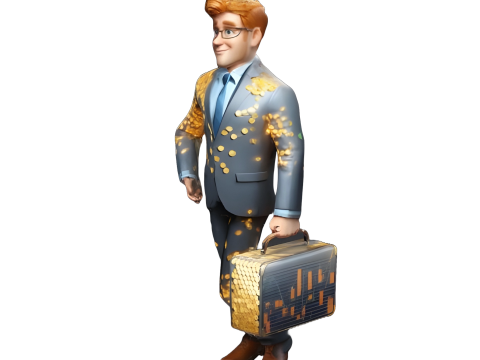 Business Character Collection - Modern Professional Avatars Modello di stampa 3D