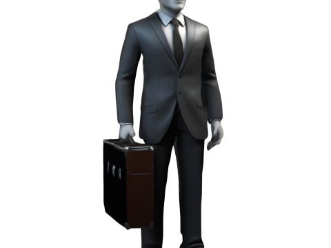 Business Character Collection - Modern Professional Avatars Modello di stampa 3D