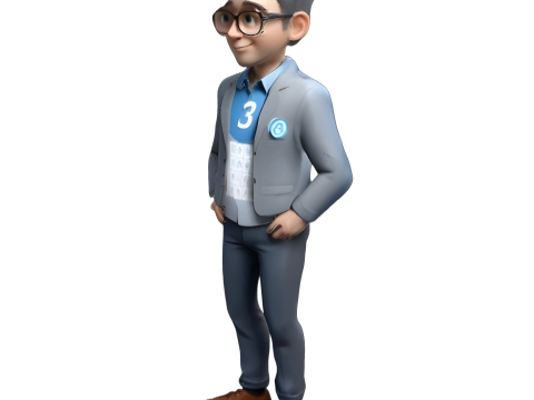 Business Character Collection - Modern Professional Avatars Modello di stampa 3D