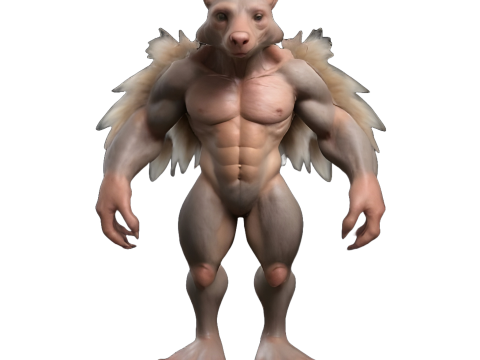 Fantasy Creature Character Collection 3Dプリントモデル